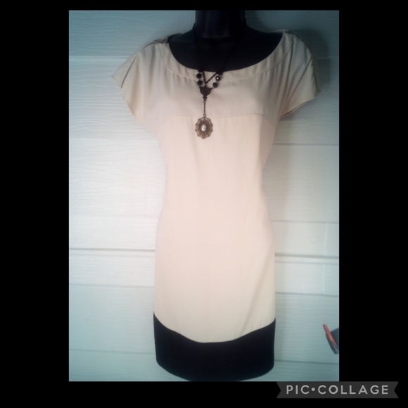 Forever 21 Dresses & Skirts - LOVE 21 Cream and Black Dress.23